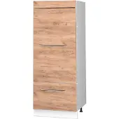 Vicco Opbergkast Fame-Line Goudkleurig Eiken/Wit 60 cm, Model 62643