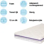 Träumeland Matras Babybedje 60x120 Oase