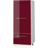 Vicco Opbergkast Fame-Line Bordeauxrode hoogglans/Wit 60 cm, Model 62646