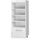 Vicco Keukenrek Fame-Line Wit Hoogglans/Wit 60 cm, Model 62221