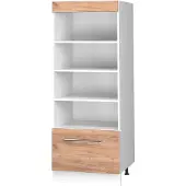 Vicco Keukenrek Fame-Line Goudkleurig Eiken/Wit 60 cm, Model 62219