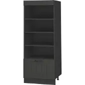Vicco Keukenrek Fame-Line, Donkergrijs/Antraciet, 60 cm