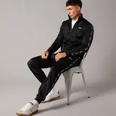 Ellesse Heren barelo taped poly trainingspak - Zwart