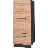 Vicco Opbergkast Fame-Line Goudkleurig Eiken/Antraciet 60 cm, Model 62650