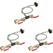 Torribaly 3X G1/2 CO2-cilindernavuladapterslang, stationconnectorkit voor Fi