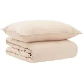 vidaXL Deken Set 2 st Zomer 100% Natuurlijke Kapok Beige