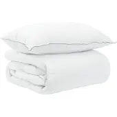 vidaXL Deken Set 2 st 137 x 200 cm Winter Bamboe Wit