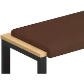 vidaXL Bankkussen Kunstleer Bruin Diepte 35 cm