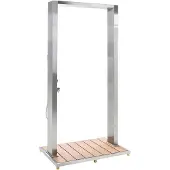 Beliani SURAMA - Buitendouche - Zilver/Lichtbruin - RVS