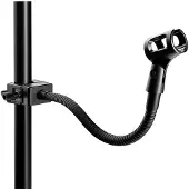 Exogio 12" Microfoonstatief met Flexibele Arm en Super Crab-Klem, Compatibel met Muziekstatieven