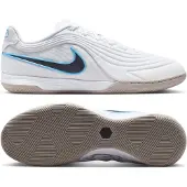 Nike Tiempo Reactgato Zaalvoetbalschoenen (IN) Wit Lichtblauw Zwart Grijs