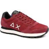 Sun68 Sneakers laag 'Tom Solid' donkerrood