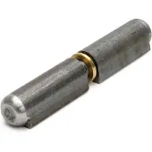 Dulimex DX Aanlaspaumelle stalen pen messing ring 140x20 mm blank staal