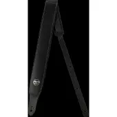 JET Guitars SL-50 BK Leren Gitaarband - Zwart