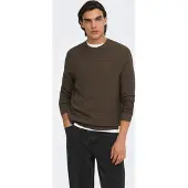Only & Sons Trui 'ONSLoui' bruin
