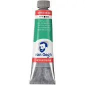 Van Gogh Acrylverf Groen - Acrylpaint - 615 Paul Veronesegroen - Acrylic Verf Paint - Acrylaatverf - Groene Hobbyverf - Watergedragen Verf - Sneldrogende Pigmentrijke Verf - 40ml