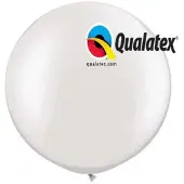 Qualatex Megaballon Pearl White 95 cm 2 stuks