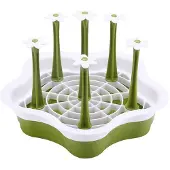Tlily Aanrechtbekerafvoerrek, Keukenflessendroogbak, Glashouderstandaard, Plastic Hangende Bekerrekorganizer