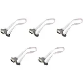 Torribaly 5X DB9 RS232 Naar 10-Pins Lintkabelconnectoradapter