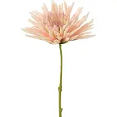 J-Line bloem Chrysant Mini - kunststof - wit/lichtroze - 24 stuks