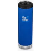 Klean Kanteen TKWide 592 ml - Café Cap Deep Surf- Geïsoleerde koffiebeker - Lekvrij