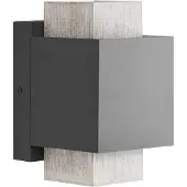 Beliani TIMOK - Buiten LED wandlamp - Zwart - Aluminium