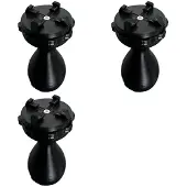 ISTOVO 3X 3D-Geprinte Modelverfstandaard, Miniatuurverfhouder, Draagbare, Vaste Tafelhouder, Draagbare Stabilisator