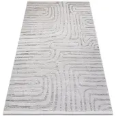 Rugsx FROJE 1774 Lijnen – Scandinavische stijl, met textuur, modern grijs 80x150 cm