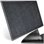 Gockowiak Grote Antislip Deurmat 80x120cm - Duurzame Rubberen Instapmat Grijs