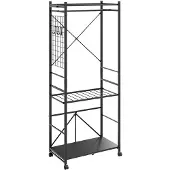 SoBuy Penderie Métal Noir 70x38x175 cm