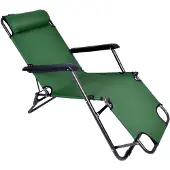 EHokery Groene Ligstoel Leon - Comfortabel & Duurzaam voor Tuin & Strand