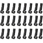 Semoic 500 Stuks Helmclips voor Hoofdlamp, Hoofdlamphaak, Helmlampclip, Helmclip, Helmaccessoire