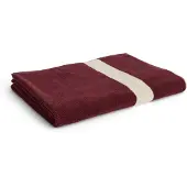 HAY Stripe handdoek Bordeaux, 100x150 cm