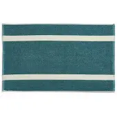 HAY Stripe Badmat Petrol blue