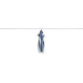 HAY Handdoek Stripe Hand Towel Dusty blue - 40 x 60 cm