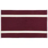 HAY Badmat Stripe Bath Mat Burgundy-50 x 80 cm