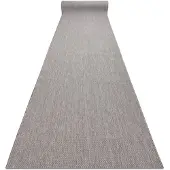 Rugsx Sisal Loper SION Melange plat te weven grijs 80cm 80x450 cm