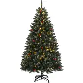 vidaXL Kunstkerstboom met 300 LED's 180 cm