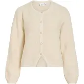 Vila Gebreid vest 'VIPIGGA' crème