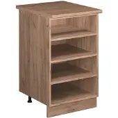Vicco Keukenrek Fame-Line Goudkleurig Eiken 50 cm, WB Eik, Model 65826
