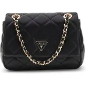 GUESS schoudertas Juliet Mini Flap Bag Black zwart