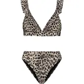 The Sunshine Brand Bikini 'Bobby' crème / brokaat / zwart