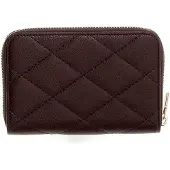 GUESS portemonnee Frances SLG Zip Around Wallet Brown donkerbruin