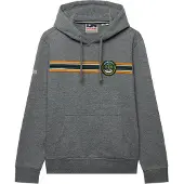 Superdry Sweatshirt grijs gemêleerd / groen / donkeroranje / wit