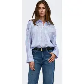 ONLY Onloregon alva lange mouw reg shirt dusty blue