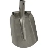 vidaXL Schep Hoofd Zilver 33 x 21 cm Gepoedercoat staal