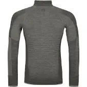 Ortovox - Thermokleding - 230 Competition Zip Neck M Dark Sage voor Unisex van Wol - Maat S - Bruin