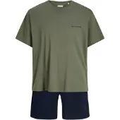 Jack & Jones Pyjama kort 'JACEVEREST' navy / riet