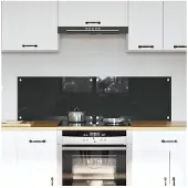 vidaXL Keukenachterwand 2 st Donkergrijs 70 x 40 cm gehard glas