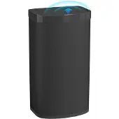 HOMCOM Sensorprullenbak 55 liter, afvalbak met zachte sluiting en roestvrijstalen deksel